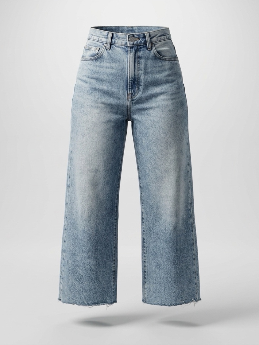 Slvrlake Blue High-Rise Straight Jeans